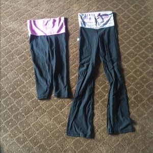 PINK yoga pants (set of two)