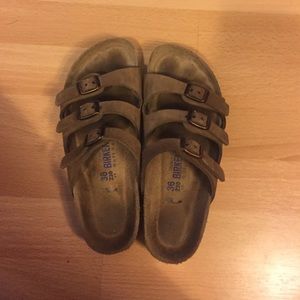 Birkenstock 36 Mocha Florida Sandal