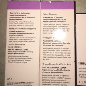 MK Moisturizer and cleanser