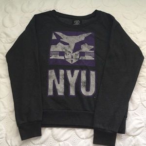 Retro NYU sweatshirt