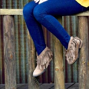 Fringe Booties