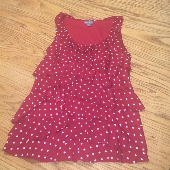 Women's polka dot top