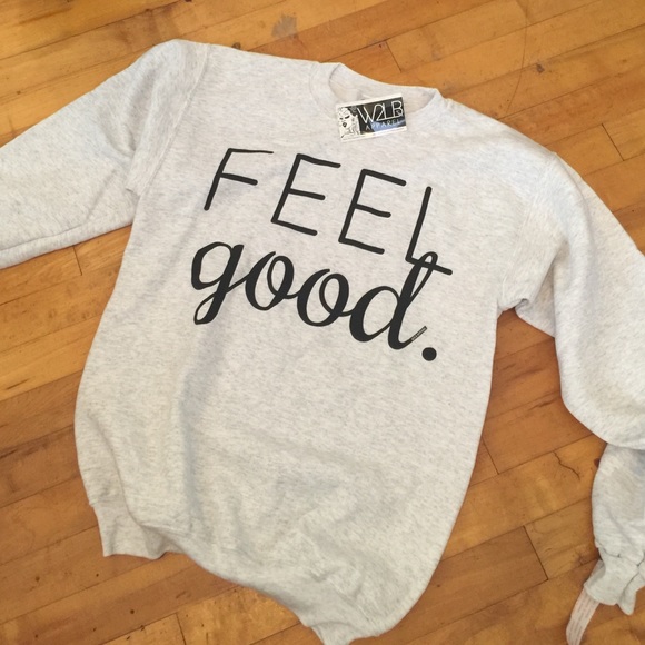 FEEL GOOD GRAY SWEATSHIRT - Picture 2 of 2