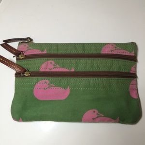 Dooney and Burke Duck Cosmetic Purse/Pouch