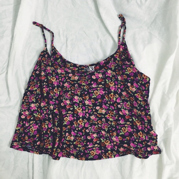 Floral crop top