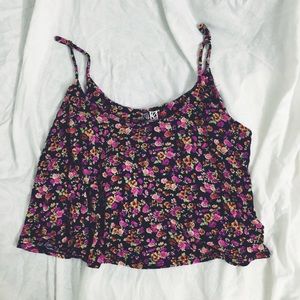 Floral crop top