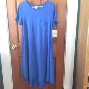 NWT Lularoe blue Carly. Size S.