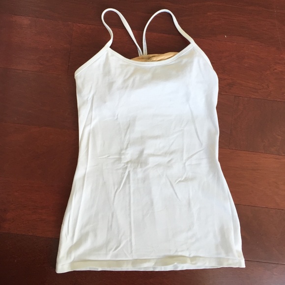 Lulu lemon white bra top