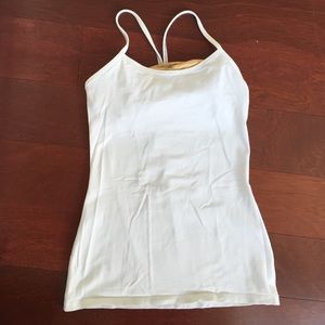 Lulu lemon white bra top