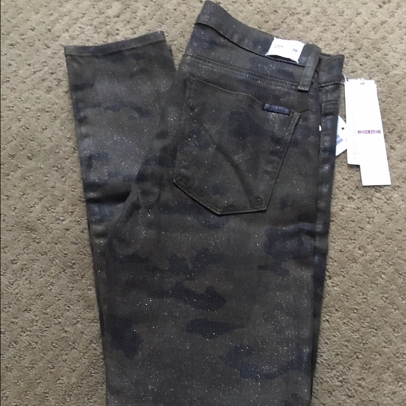 NWT Hudson Nico Skinny jeans in camo glitter
