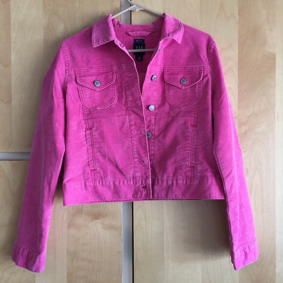 Gap hot pink jacket, M