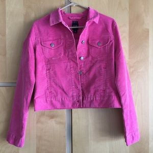 Gap hot pink jacket, M