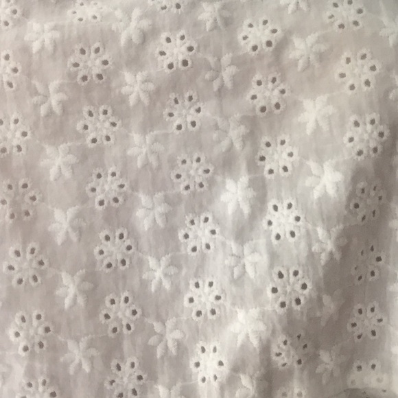 Eyelet Peplum Top - Picture 3 of 4