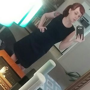 Banana Republic black cocktail dress