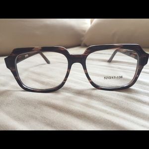 Vintage hippie preppy eyeglass frame, three sizes