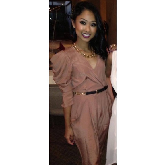 Beautiful Tan Jumpsuit.