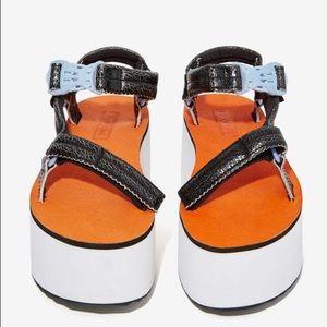 Nasty gal X Teva platforms