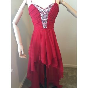 High-low dress, formal