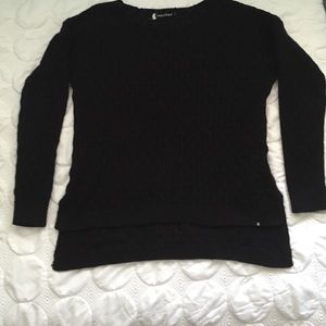 Volcom crochet high low sweater