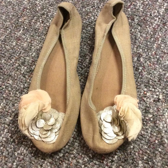 Old Navy Flats with Flower Details