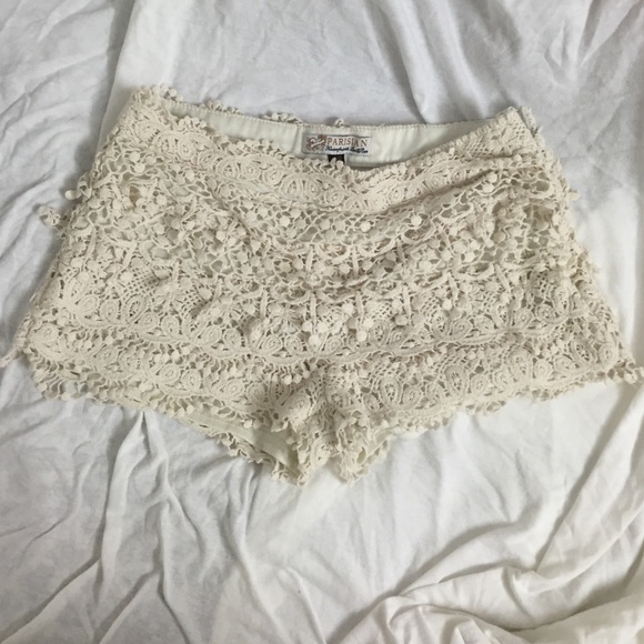 Crochet shorts
