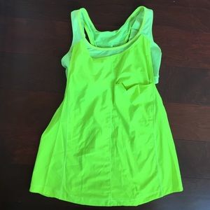 Lulu lemon neon yellow bra top