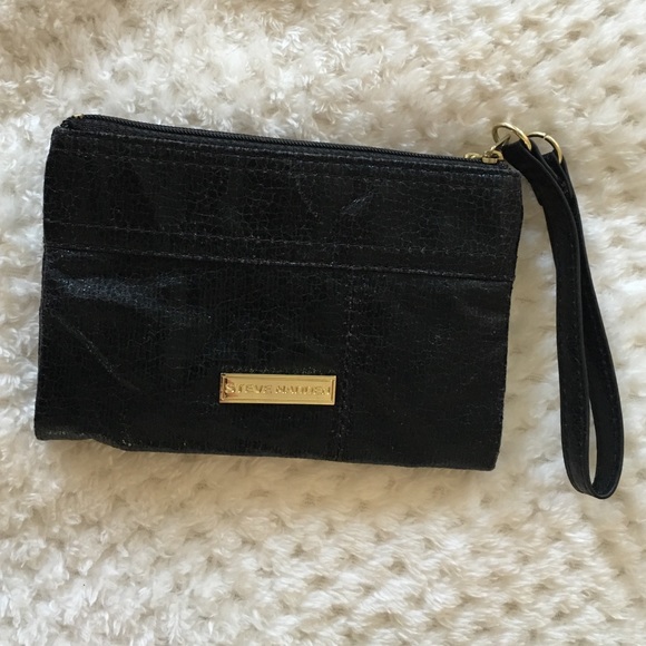 Steve Madden Wristlet Black