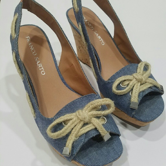 Franco Sarto Wedge 8.5 9/10 condition - Picture 1 of 4