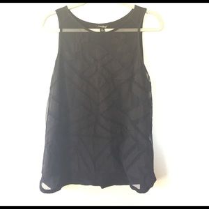 Lucky Brand sheer front tank