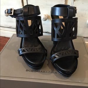 BCBG Max Azria wedge sandals