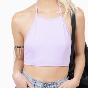 Lavender Crop top