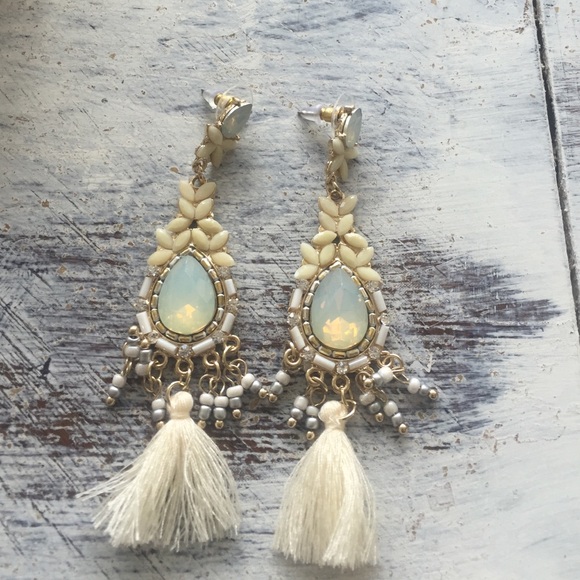 Boho Chandelier Earrings with Fringe