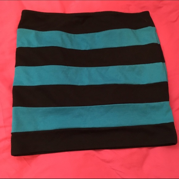 Striped Mini Skirt