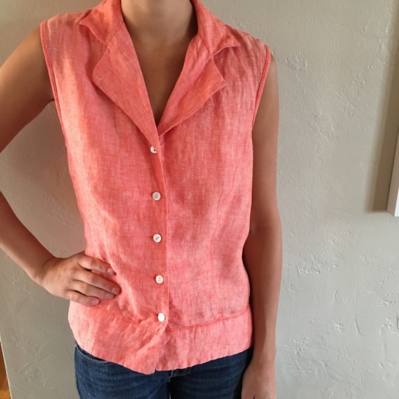 Coldwater Creek linen blouse