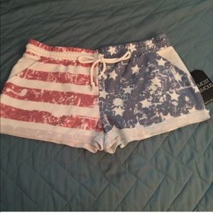 Almost Famous brand American flag shorts