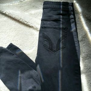 Hollister High waisted  Dark Grey jeggings
