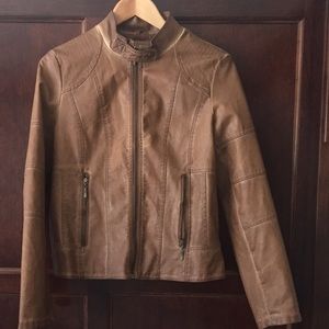 Faux Leather Jacket