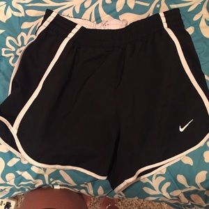 Nike black running shorts
