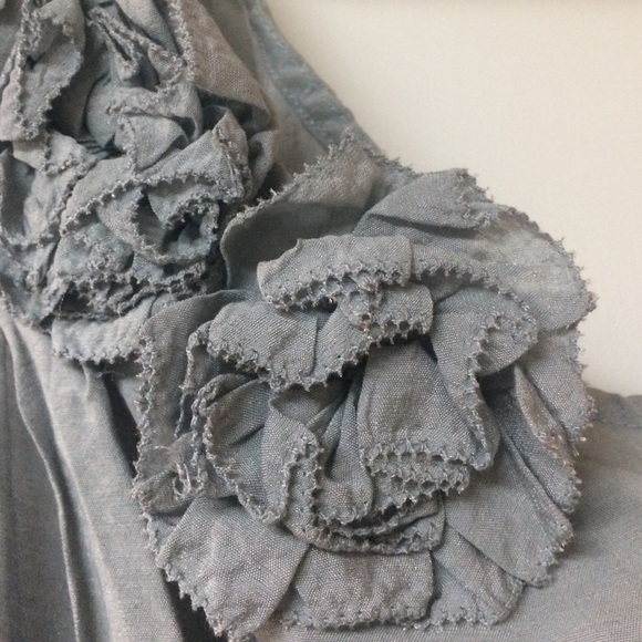 Ya Los Angeles Grey&Black 1-shoulder Dress size M - Picture 4 of 4