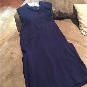 Blue shift dress
