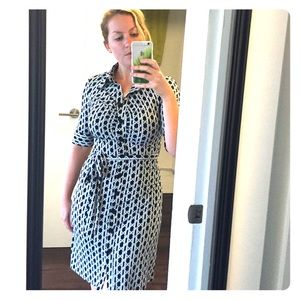 Never-been-worn Laundry wrap dress for sale!
