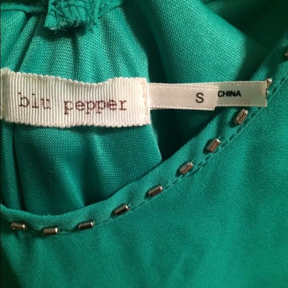 Blu Pepper Emerald Kelly Green dress size small - Picture 2 of 4