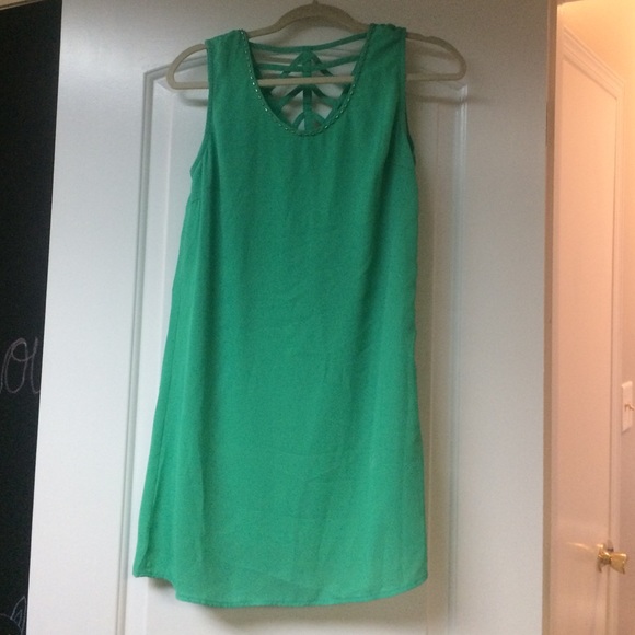 Blu Pepper Emerald Kelly Green dress size small - Picture 1 of 4