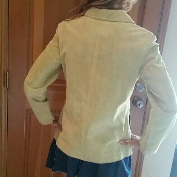 Green suede jacket - Picture 2 of 4