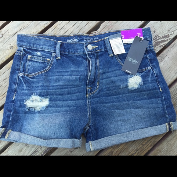 Denim shorts