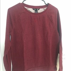 Burgundy H&M Crewneck