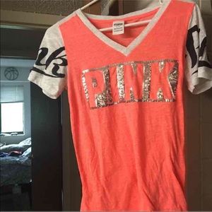 Victoria secret pink bling tee