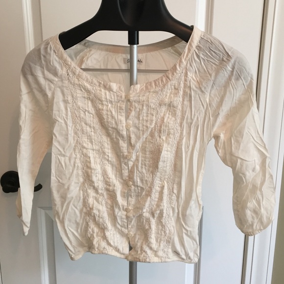 Aeropostale cream colored blouse