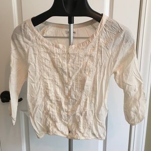 Aeropostale cream colored blouse