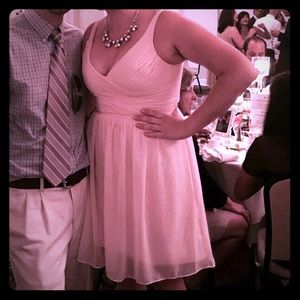 David's Bridal Bridesmaid Dress, Petal short dress